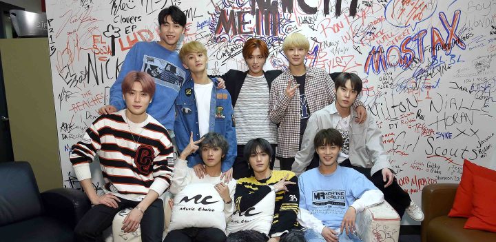 NCT 127 visits Music Choice at Music Choice on April 19, 2019 in New York City. Photo by Jamie McCarthy/Getty Images