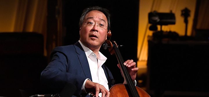 Yo-Yo Ma performs on SiriusXM's Symphony Hall hosted by David Srebnik at SiriusXM Washington D.C. Studios on June 25, 2018 in Washington, DC. Photo by Larry French/Getty Images for SiriusXM