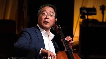 Yo-Yo Ma performs on SiriusXM's Symphony Hall hosted by David Srebnik at SiriusXM Washington D.C. Studios on June 25, 2018 in Washington, DC. Photo by Larry French/Getty Images for SiriusXM