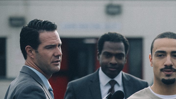 Freddy Miyares and John Leguizamo in 'When They See Us.' Courtesy of Netflix