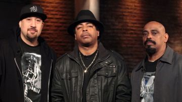 B-Real, Eric "Bobo" Correa and Sen Dog of the rap group Cypress Hill visit the fuse Studios on March 25, 2010 in New York City. Photo by Astrid Stawiarz/Getty Images