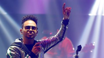 Ozuna performs during Calibash Las Vegas at T-Mobile Arena on January 26, 2019 in Las Vegas, Nevada. Photo by Steve Marcus/Getty Images