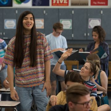 Eduardo Franco stars as Theo in 'Booksmart.' Photo by Francois Duhamel. Courtesy of Annapurna Pictures