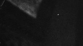 Spanish surrealist painter Salvador Dali with a model of his own head, at a press conference in Paris. Photo by Keystone/Getty Images