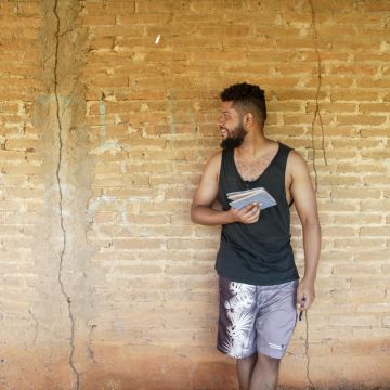 Afro-Mexican musician Isaías Martinez Trani in his hometown in la Costa Chica de Oaxaca. He has lived in Mexico City for the past six years. Photo by Ebony Bailey for Remezcla