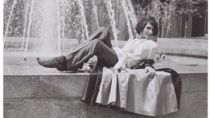 Manuscripts and Archives Division, The New York Public Library. "Sylvia Rivera in front of fountain" The New York Public Library Digital Collections. 1970.