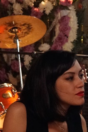 Mishel Prada, Melissa Barrera and Tanya Saracho on set of 'Vida' season 1. Courtesy of Starz