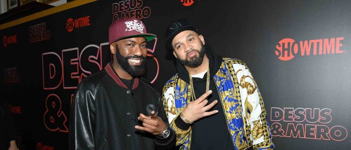 Desus Nice (L) and The Kid Mero attend Showtime's "Desus & Mero" Series Premiere at The Clocktower at the New York EDITION on February 21, 2019 in New York City. Photo by Mike Coppola/Getty Images
