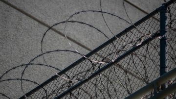 Razor wire is seen on the Metropolitan Detention Center prison as mass arrests by federal immigration authorities, as ordered by the Trump administration, were supposed to begin in major cities across the nation on July 14, 2019 in Los Angeles, California. Photo by David McNew/Getty Images