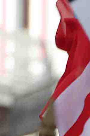 Protesters demonstrate against Ricardo Rosselló, the governor of Puerto Rico, near police that are manning a barricade set up along a street leading to the governor's mansion on July 21, 2019 in Old San Juan, Puerto Rico. Photo by Joe Raedle/Getty Images