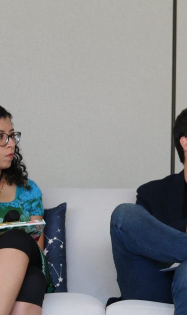 Kalinda Vazquez, Joel Novoa, and Gil Robertson  at NALIP Media Summit 2019's Heroes of Our Time panel. Courtesy of NALIP.