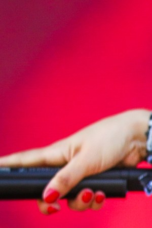 Mon Laferte performs on Coachella Stage during the 2019 Coachella Valley Music And Arts Festival (Photo by Rich Fury/Getty Images for Coachella)