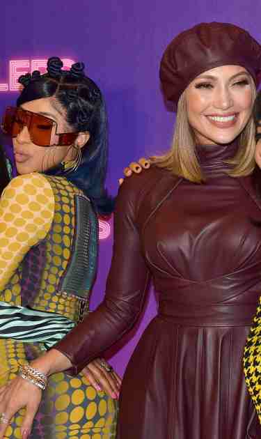 (L-R) Keke Palmer, Cardi B, Jennifer Lopez and Constance Wu attend STX Entertainment's "Hustlers" Photo Call at Four Seasons Los Angeles at Beverly Hills on August 25, 2019 in Los Angeles, California. Photo by Matt Winkelmeyer/Getty Images