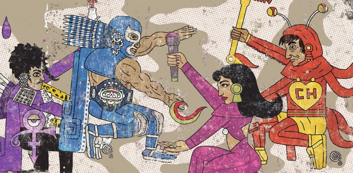 Art by Jorge Garza. Collage by Alan López for Remezcla