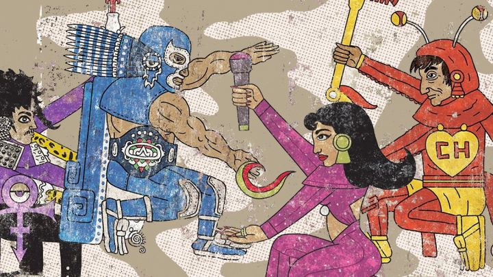 Art by Jorge Garza. Collage by Alan López for Remezcla