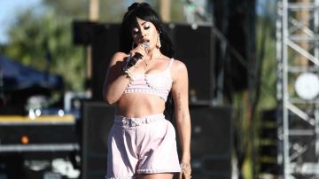 Kali Uchis performs onstage during the 2018 Coachella Valley Music And Arts Festival at the Empire Polo Field on April 20, 2018 in Indio, California. Photo by Rich Fury/Getty Images for Coachella