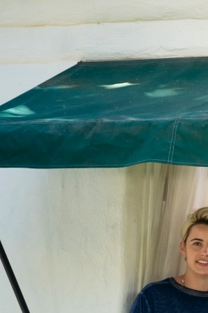 Jacqueline Toboni as Finley, Leo Sheng as Micah Lee, Arienne Mandi as Dani Nunez and Rosanny Zayas as Sophie Suarez in The L Word: Generation Q, "Let's Do It Again." Photo by Hilary B Gayle. Courtesy of Showtime.