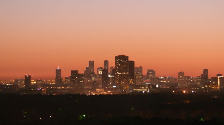 The Galleria area and downtown Houston. Photo by Jonathan Lewis/Getty Images