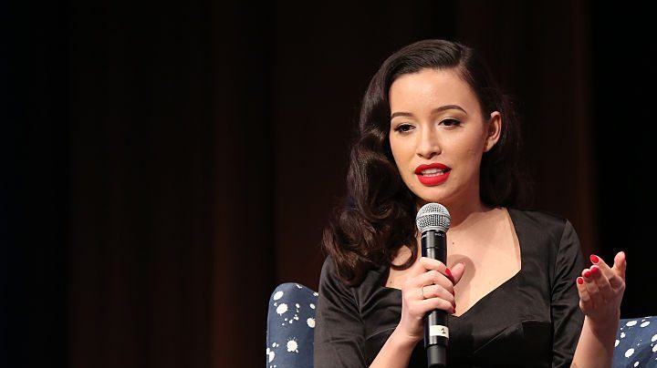 Christian Serratos speaks on stage during 'The Walking Dead' event during aTVfest 2016 on February 5, 2016 in Atlanta, Georgia. Photo by Catrina Maxwell/Getty Images for SCAD