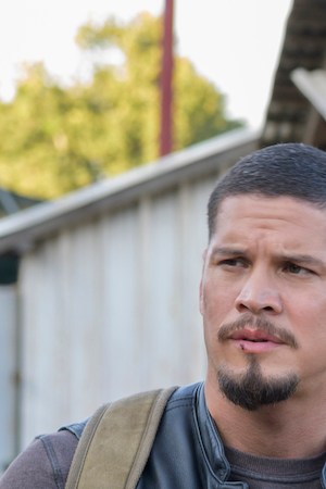 JD Pardo as EZ Reyes, Clayton Cardenas as Angel Reyes in 'Mayans M.C.' Season 2, Episode 5. Photo by Prashant Gupta. Courtesy of FX