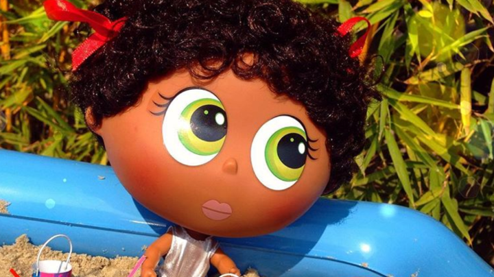 "Mole de Olla," a Black doll that is part of Mexican doll maker Distroller's "Chamoy y Amiguis" line, is called racist on Twitter. Photo by Distroller