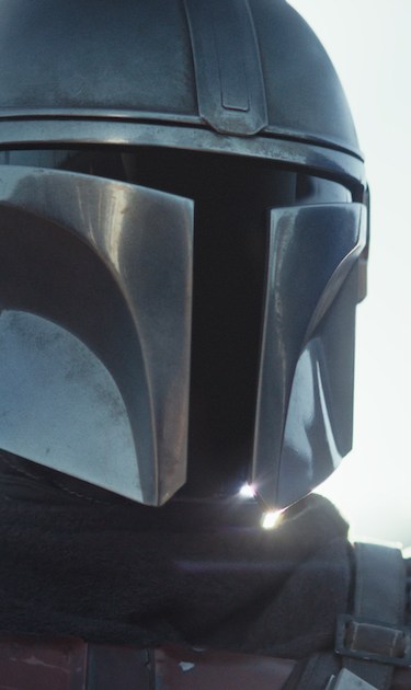 Pedro Pascal in the Disney+ series 'The Mandalorian'. Still courtesy of Lucasfilm Ltd.