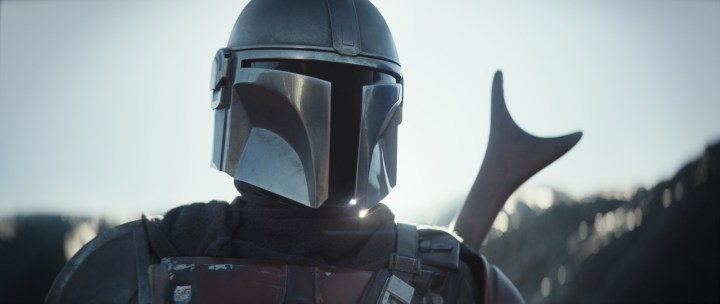 Pedro Pascal in the Disney+ series 'The Mandalorian'. Still courtesy of Lucasfilm Ltd.