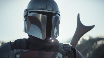 Pedro Pascal in the Disney+ series 'The Mandalorian'. Still courtesy of Lucasfilm Ltd.