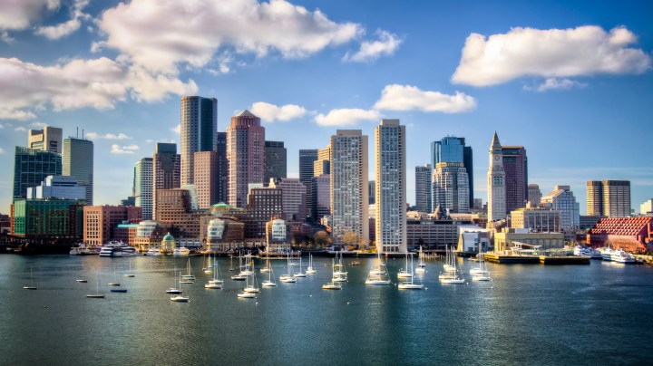 Boston skyline from waterfront. Photo by Tomasz Szulczewski/Getty Images