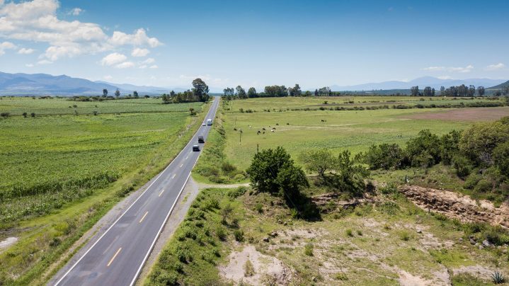 Air side view of a countryside highway in Mexico. Photo by Getty Images