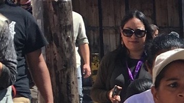 Women carrying the photos of their disappeared loved ones while on the Caravan of Mothers of Missing Migrants in Mexico. Photo by Barbara Sostaita