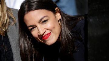 Rep. Alexandria Ocasio-Cortez (D-NY) attends a rally for Democratic presidential candidate, Sen. Bernie Sanders (I-VT) in Queensbridge Park on October 19, 2019 in the Queens borough of New York City. Photo by Kena Betancur/Getty Images