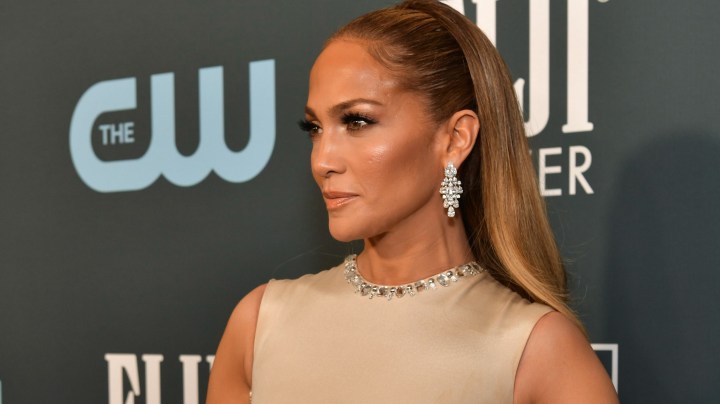 Jennifer Lopez attends the 25th Annual Critics' Choice Awards at Barker Hangar. Photo by Emma McIntyre/Getty Images