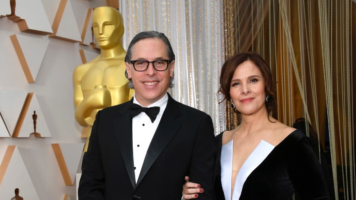 Rodrigo Prieto and Monica Prieto attend the 92nd Annual Academy Awards at Hollywood and Highland on February 09, 2020 in Hollywood, California. Photo by Kevork Djansezian/Getty Images