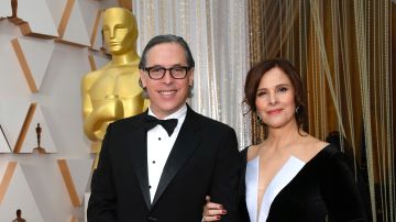 Rodrigo Prieto and Monica Prieto attend the 92nd Annual Academy Awards at Hollywood and Highland on February 09, 2020 in Hollywood, California. Photo by Kevork Djansezian/Getty Images