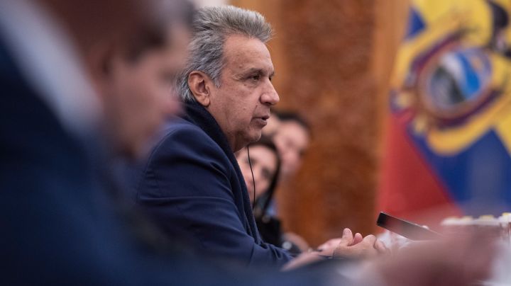 Ecuadorian President Lenin Moreno during a meeting with China's Premier Li Keqiang at the Great Hall of the People on December 13, 2018 in Beijing, China. Photo by Fred Dufour - Pool/Getty Images