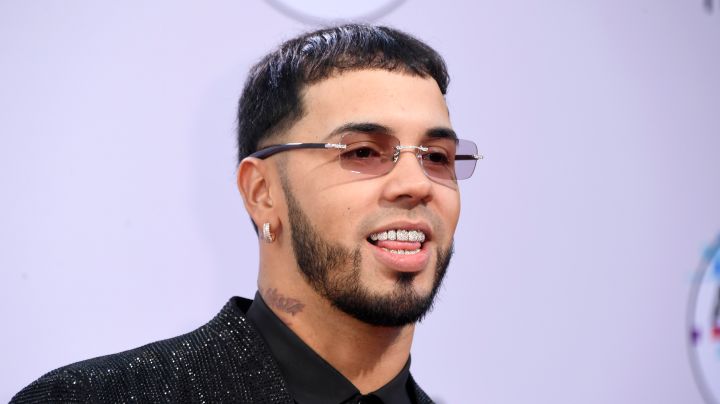 Anuel AA attends the 2019 Latin American Music Awards at Dolby Theatre. Photo by Frazer Harrison/Getty Images