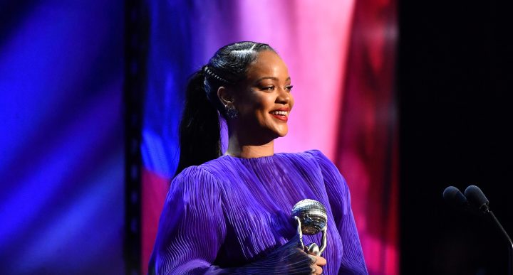 Rihanna accepts the President’s Award onstage during the 51st NAACP Image Awards, Presented by BET, at Pasadena Civic Auditorium on February 22, 2020 in Pasadena, California. Photo by Paras Griffin/Getty Images