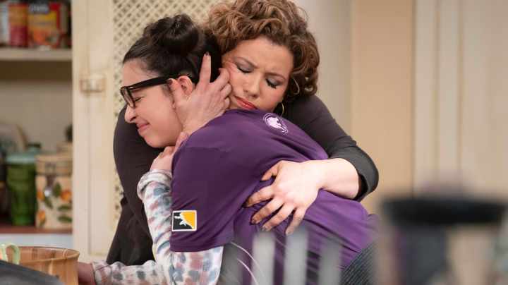 Isabella Gomez as Elena and Justina Machado as Penelope in 'One Day at a Time.' Photo Credit: Nicole Wilder. Courtesy of Pop TV.