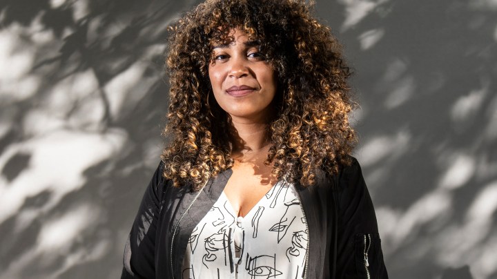 EDINBURGH, SCOTLAND - AUGUST 15: Dominican-American poet and author Elizabeth Acevedo attends a photo call during Edinburgh International Book Festival 2019 on August 15, 2019 in Edinburgh, Scotland. (Photo by Simone Padovani/Awakening/Getty Images)