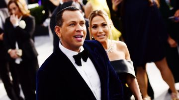 Alex Rodriguez and Jennifer Lopez attend the 26th annual Screen Actors Guild Awards at The Shrine Auditorium. Photo by Chelsea Guglielmino/Getty Images