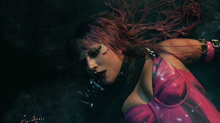 'Rain on me' screengrab.
