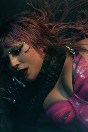 'Rain on me' screengrab.