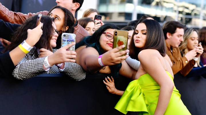 Selena Gomez attends the 2019 American Music Awards at Microsoft Theater on November 24, 2019 in Los Angeles, California. Photo by Emma McIntyre/Getty Images