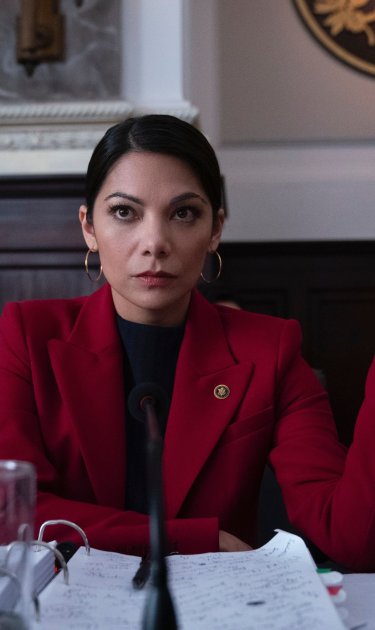 Ginger Gonzaga as AYC in 'Space Force.' Photo credit: Aaron Epstein. Courtesy of Netflix.