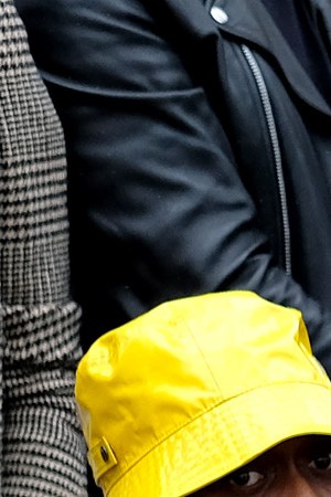 Desiree Raquel Manuel, Jerry Lorenzo and Sofia Richie attend the 3.1 Phillip Lim front row during New York Fashion Week at New Design High School on September 10, 2018 in New York City. Photo by Dimitrios Kambouris/Getty Images)