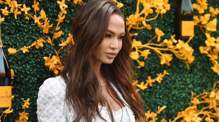 Joan Smalls attends the 12th Annual Veuve Clicquot Polo Classic at Liberty State Park on June 01, 2019 in Jersey City, New Jersey. Photo by Jamie McCarthy/Getty Images
