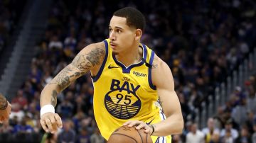 uan Toscano-Anderson #95 of the Golden State Warriors in action against the New Orleans Pelicans at Chase Center on February 23, 2020 in San Francisco, California. Photo by Ezra Shaw/Getty Images