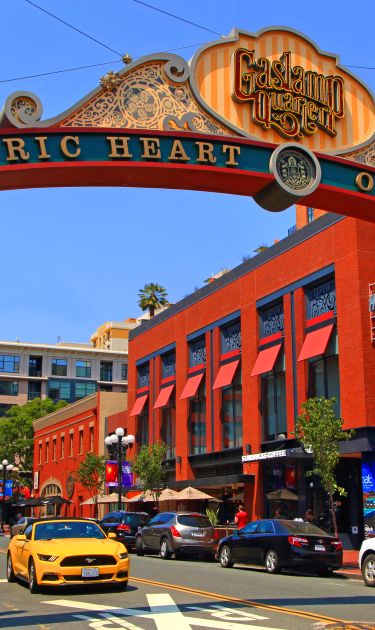 USA, California, San Diego. Historic town centre. Getty Images
