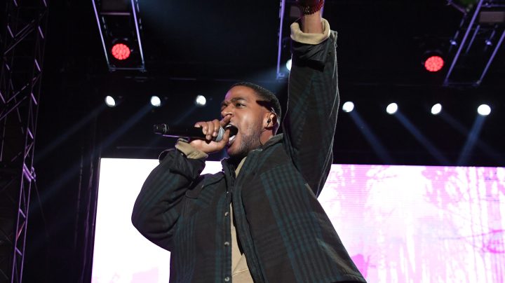Kid Cudi performs onstage at adidas Creates 747 Warehouse St. - an event in basketball culture on February 17, 2018 in Los Angeles, California. Photo by Neilson Barnard/Getty Images
